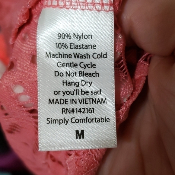 Nwt Rose pink lace lularoe medium lindsay - Picture 5 of 5